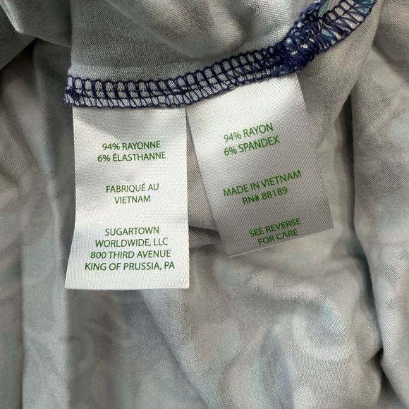 NWT Lilly Pulitzer Chace Maxi Dress Woman's Size XL Sapphire Pool Summer - Picture 8 of 11